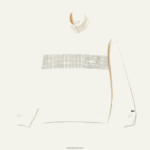 Lacoste סווטשירט כותנה אורגנית עם צווארון רוכסן DZ4D0D282 לבן xfj גברים - Image 4