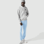 Lacoste סווטשירט כותנה אורגנית עם קפוצ'ון בגזרה רופפת DZ4D0D368 chine אפור cca גברים - Image 2