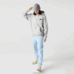 Lacoste סווטשירט כותנה אורגנית עם קפוצ'ון בגזרה רופפת DZ4D0D368 chine אפור cca גברים - Image 6