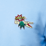 Lacoste סווטשירט מכותנה אורגנית תג DZ4D0D990 כחול hbp גברים - Image 4