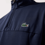 Lacoste סווטשירט ספורטיבי עם רוכסן צווארון מתיחה DZ4D0D980 כחול כהה 166 גברים - Image 5