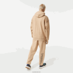 Lacoste סווטשירט עם ברדס קרוקודיל בגזרה רופפת DZ4D0D968 בז' 4jw גברים - Image 3