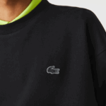 Lacoste סווטשירט עם הדפס רפלקטיבי בגזרה רופפת DZ4D0D982 שחור 031 גברים - Image 2