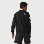 Lacoste סווטשירט עם הדפס רפלקטיבי בגזרה רופפת DZ4D0D982 שחור 031 גברים - Image 3