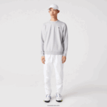 Lacoste סווטשירט עם לוחות רשת ספורט DZ4D0D1062 chine אפור בהיר 9ya גברים - Image 2