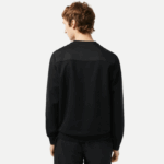 Lacoste סווטשירט עם לוחות רשת ספורט DZ4D0D1063 שחור c31 גברים - Image 3
