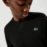 Lacoste סווטשירט עם לוחות רשת ספורט DZ4D0D1063 שחור c31 גברים - Image 4