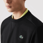 Lacoste סווטשירט עם לוחות רשת ספורט DZ4D0D1063 שחור c31 גברים - Image 6
