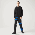 Lacoste סווטשירט עם קפוצ'ון בגזרה רופפת DZ4D0D1053 שחור 031 גברים