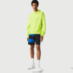 Lacoste סווטשירט עם קפוצ'ון בגזרה רופפת DZ4D0D1054 צהוב 90v גברים - Image 2