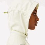 Lacoste סווטשירט עם רוכסן בגזרה רופפת DZ4D0D2383 צהוב 6gd נשים - Image 6