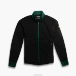 Lacoste סווטשירט עם רוכסן כוס presidents DZ4D0D1244 שחור ירוק qtx גברים