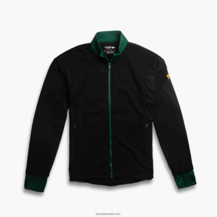Lacoste סווטשירט עם רוכסן כוס presidents DZ4D0D1244 שחור ירוק qtx גברים