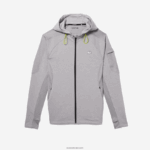 Lacoste סווטשירט עם רוכסן מתיחה ספורטיבית DZ4D0D1084 chine אפור בהיר 9ya גברים - Image 5