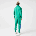 Lacoste סווטשירט עם רוכסן עם צווארון גבוה DZ4D0D1070 ירוק hd2 גברים - Image 3