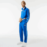 Lacoste סווטשירט עם רוכסן פיקה בגזרה רגילה DZ4D0D1017 כחול k1q גברים - Image 2