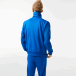 Lacoste סווטשירט עם רוכסן פיקה בגזרה רגילה DZ4D0D1017 כחול k1q גברים - Image 3