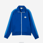 Lacoste סווטשירט עם רוכסן פיקה בגזרה רגילה DZ4D0D1017 כחול k1q גברים - Image 4