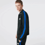 Lacoste סווטשירט עם רוכסן פיקה בגזרה רגילה DZ4D0D1016 ירוק yzp גברים - Image 6