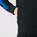 Lacoste סווטשירט עם רוכסן פיקה בגזרה רגילה DZ4D0D1016 ירוק yzp גברים - Image 7