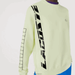 Lacoste סווטשירט פיקה בגזרה רופפת DZ4D0D1000 צהוב 6gd גברים - Image 2