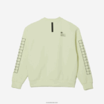 Lacoste סווטשירט פיקה בגזרה רופפת DZ4D0D1000 צהוב 6gd גברים - Image 5