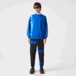 Lacoste סווטשירט פיקה בגזרה רופפת DZ4D0D1001 כחול k1q גברים - Image 2