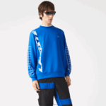 Lacoste סווטשירט פיקה בגזרה רופפת DZ4D0D1001 כחול k1q גברים