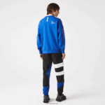 Lacoste סווטשירט פיקה בגזרה רופפת DZ4D0D1001 כחול k1q גברים - Image 3