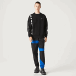 Lacoste סווטשירט פיקה בגזרה רופפת DZ4D0D999 שחור 031 גברים - Image 2