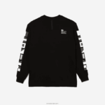 Lacoste סווטשירט פיקה בגזרה רופפת DZ4D0D999 שחור 031 גברים - Image 5