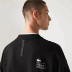 Lacoste סווטשירט פיקה בגזרה רופפת DZ4D0D999 שחור 031 גברים - Image 6