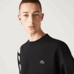 Lacoste סווטשירט פיקה בגזרה רופפת DZ4D0D999 שחור 031 גברים - Image 7