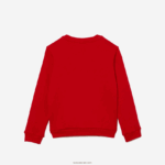 Lacoste סווטשירט צמר כותנה DZ4D0D2974 אדום 240 ילדים - Image 2