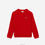 Lacoste סווטשירט צמר כותנה DZ4D0D2974 אדום 240 ילדים