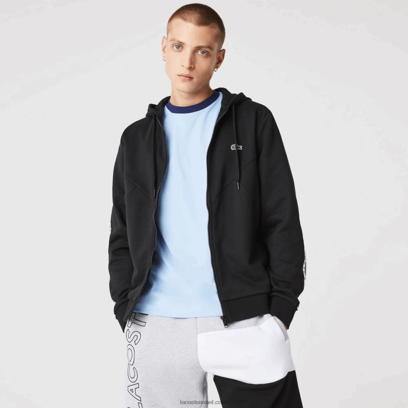 lacoste_d7a1d795d795d798d7a9d799d7a8d798_d7a6d79ed7a8_d7a2d79d_d7a8d795d79bd7a1d79f_d791d790d795d7aad799d795d7aa_d7a7d795d79.png Lacoste סווטשירט צמר עם רוכסן באותיות קולורבלוק עם ברדס DZ4D0D998 שחור 8vm גברים - Image 1