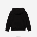 Lacoste סווטשירט צמר עם רוכסן טניס ספורט DZ4D0D3260 כחול כהה שחור dy4 ילדים - Image 2
