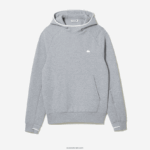 Lacoste סווטשירט קפוצ'ון בכושר קלאסי DZ4D0D1224 chine אפור cca גברים - Image 5