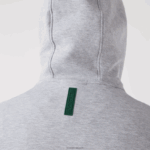 Lacoste סווטשירט קפוצ'ון בכושר קלאסי DZ4D0D1224 chine אפור cca גברים - Image 6