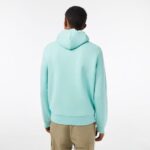 Lacoste סווטשירט קפוצ'ון מכותנה אורגנית DZ4D0D294 מנטה lgf גברים - Image 2