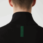Lacoste סווטשירט רוכסן בתערובת כותנה בצווארון גבוה DZ4D0D1023 שחור 031 גברים - Image 9