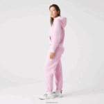 Lacoste סווטשירט תערובת כותנה עם קפוצ'ון בגזרה רופפת DZ4D0D2530 ורוד z4h נשים - Image 2