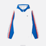 Lacoste סט ג'וגר טניס בכושר רגיל DZ4D0D341 לבן כחול לבן wmi גברים - Image 6