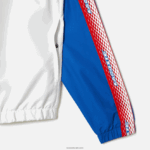 Lacoste סט ג'וגר טניס בכושר רגיל DZ4D0D341 לבן כחול לבן wmi גברים - Image 9