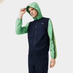 Lacoste סט ג'וגר טניס בכושר רגיל DZ4D0D343 כחול כהה ירוק wti גברים - Image 2