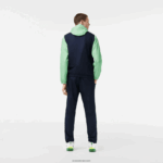Lacoste סט ג'וגר טניס בכושר רגיל DZ4D0D343 כחול כהה ירוק wti גברים - Image 4
