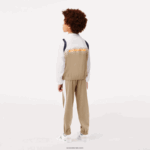 Lacoste סט טניס x daniil medvedev ג'וגר DZ4D0D3042 בז' לבן כחול כתום wri בנים - Image 4