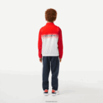 Lacoste סט טניס x daniil medvedev ג'וגר DZ4D0D3043 אדום לבן כחול cf1 בנים - Image 3