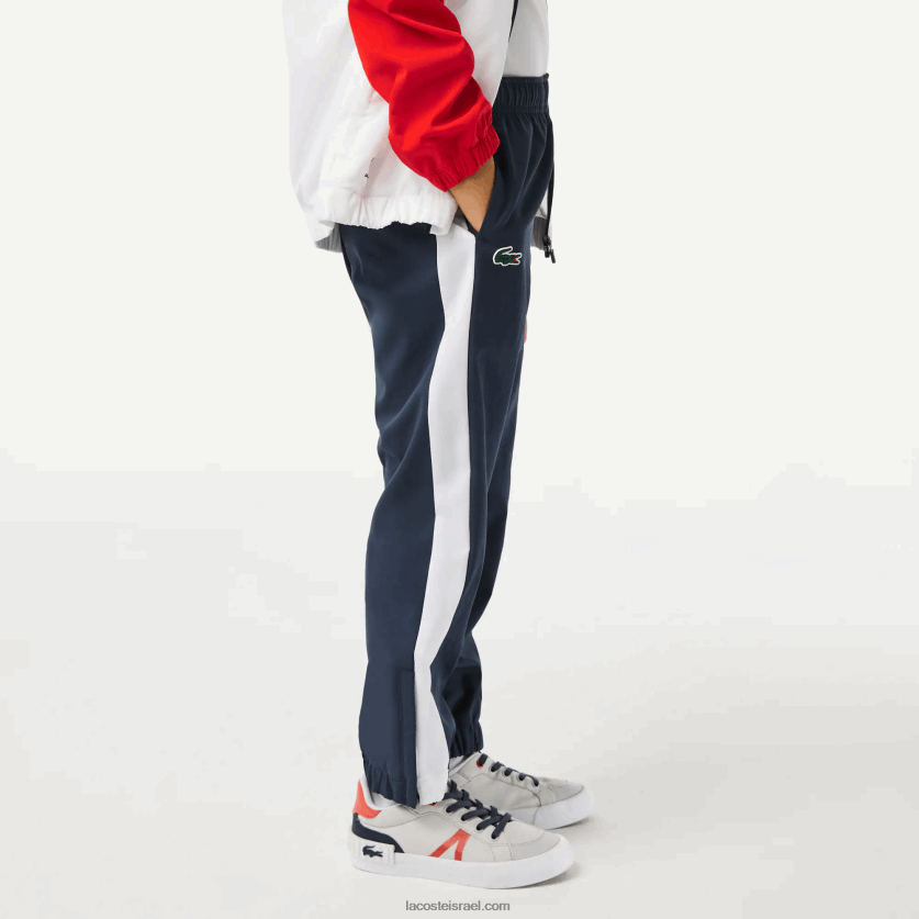 Lacoste סט טניס x daniil medvedev ג'וגר DZ4D0D3043 אדום לבן כחול cf1 בנים - Image 4