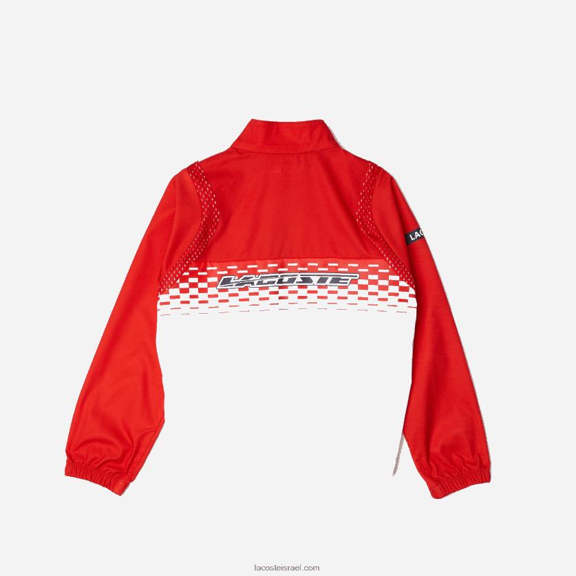 Lacoste סט טניס x daniil medvedev ג'וגר DZ4D0D3043 אדום לבן כחול cf1 בנים - Image 7